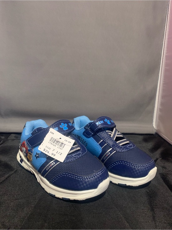 Paw Patrol Other - Paw Patrol Navy and Light Blue Kids Sneakers with Paw Detail
